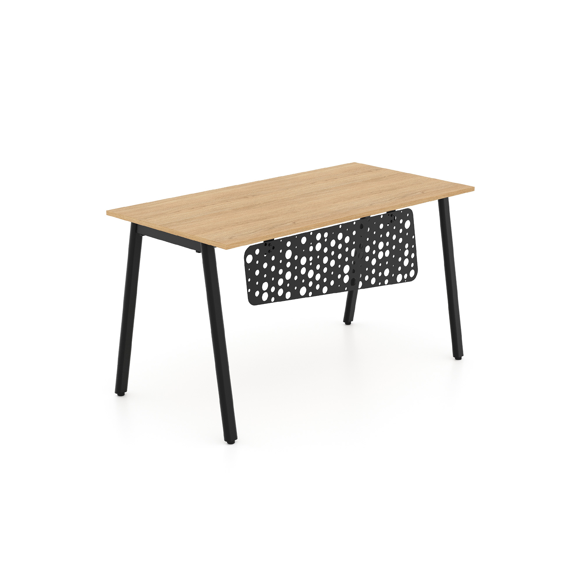 Product Catalog - Saga Desk 138×68 with trapezoidal perforated screen 98×32