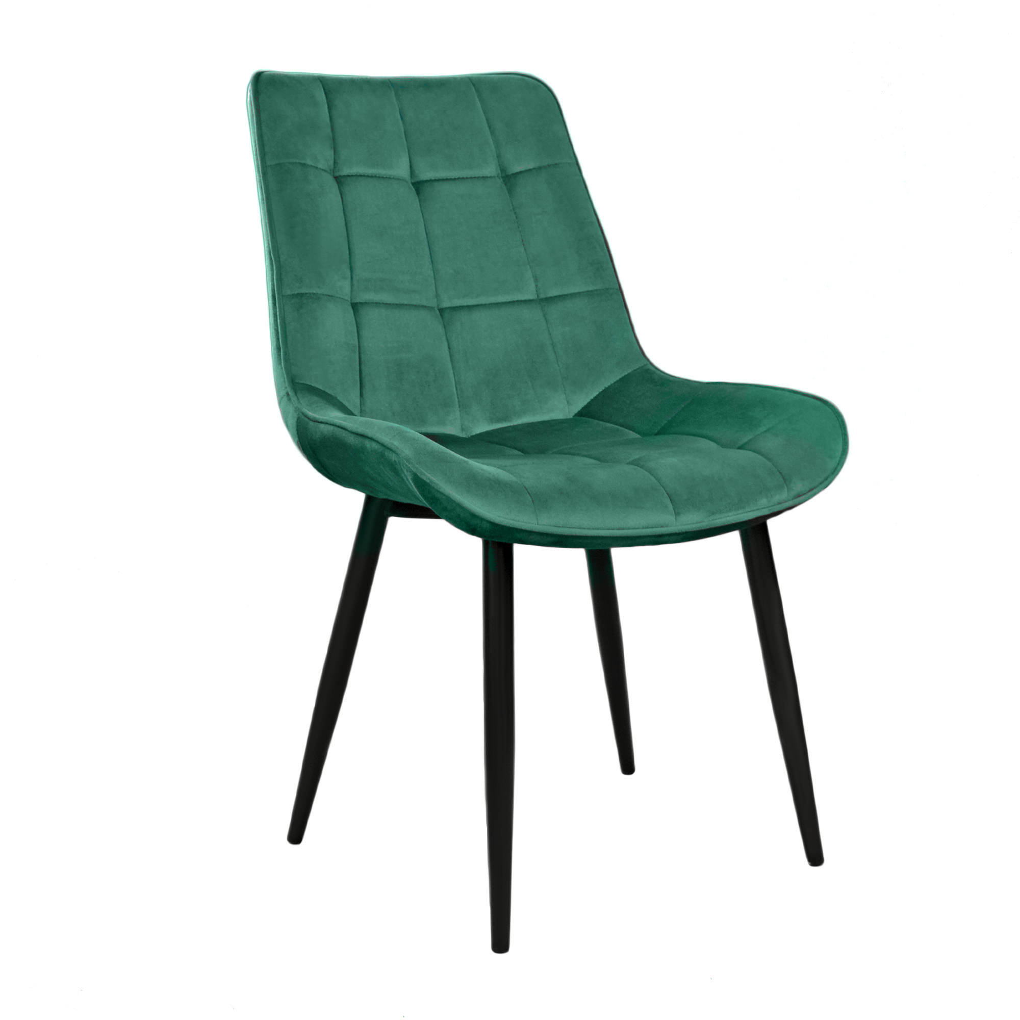Catalog de produse - Scaun Hans Catifea Green HLR56+Black Legs