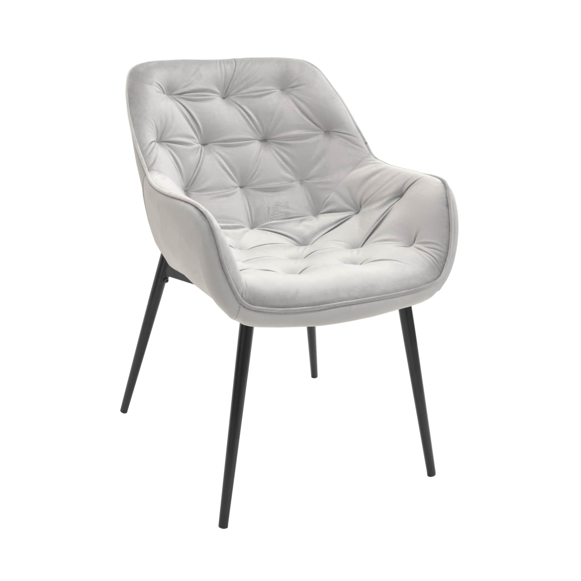 Product Catalog - Lotus White Grey Chair