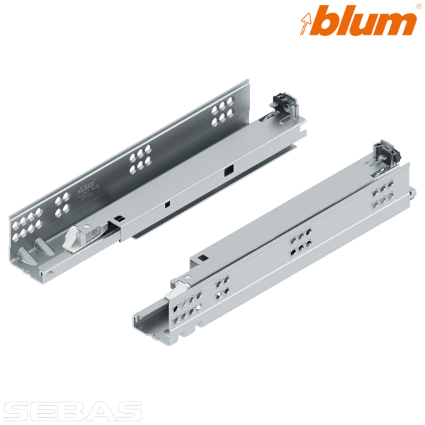 Accesorii sertare - Glisiere sub sertar cu Tip On, extragere totală. BLUM