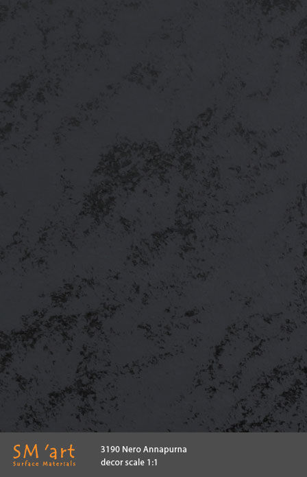 Compact HPL worktops - Compact HPL SM'art 3190 NERO ANNAPURNA