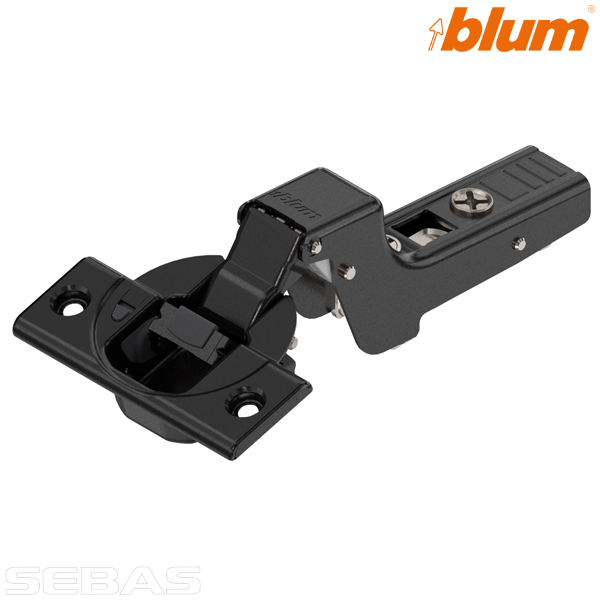 BLUM - Hinge încadrată Clip Top Blumotion Onyx Black. BLUM