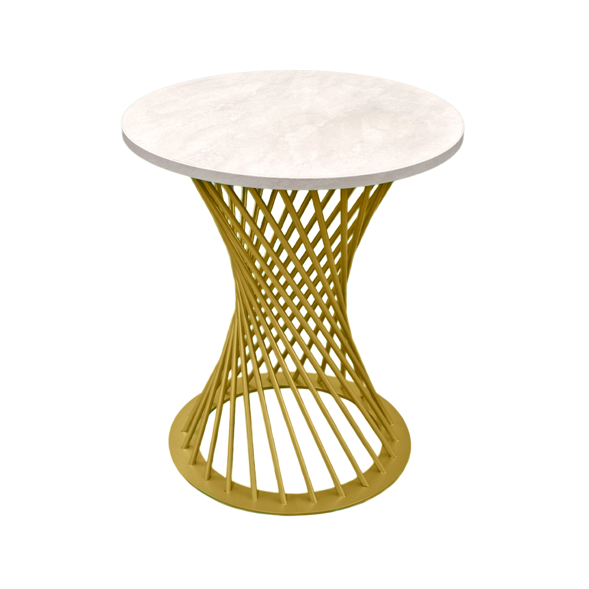 Product Catalog - Coffee Table FELICIA Silk+Golden Legs H58