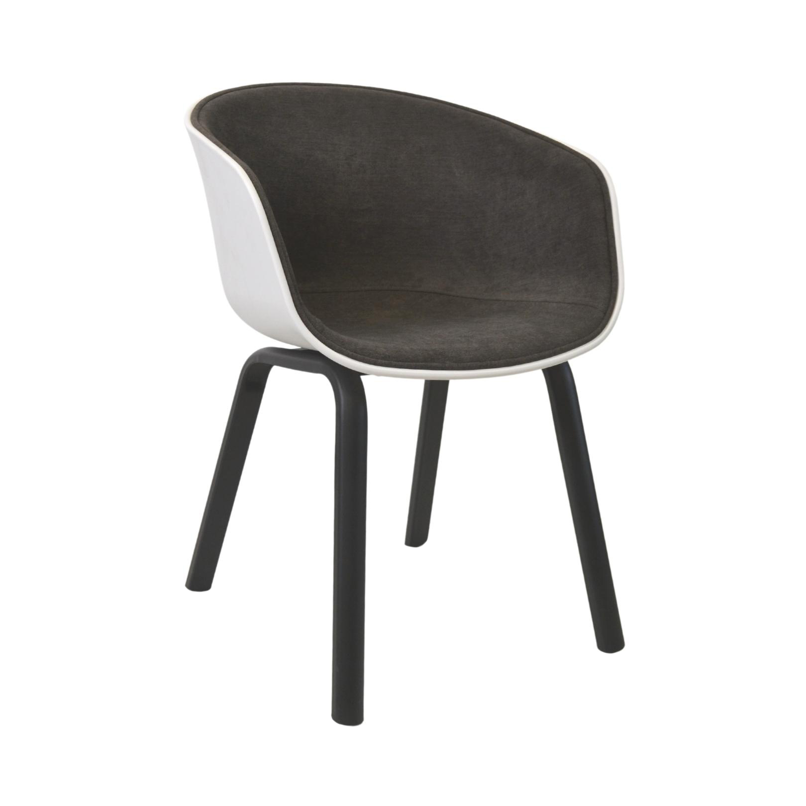 Product Catalog - Cortez-F Chair White-Grey/Black Legs