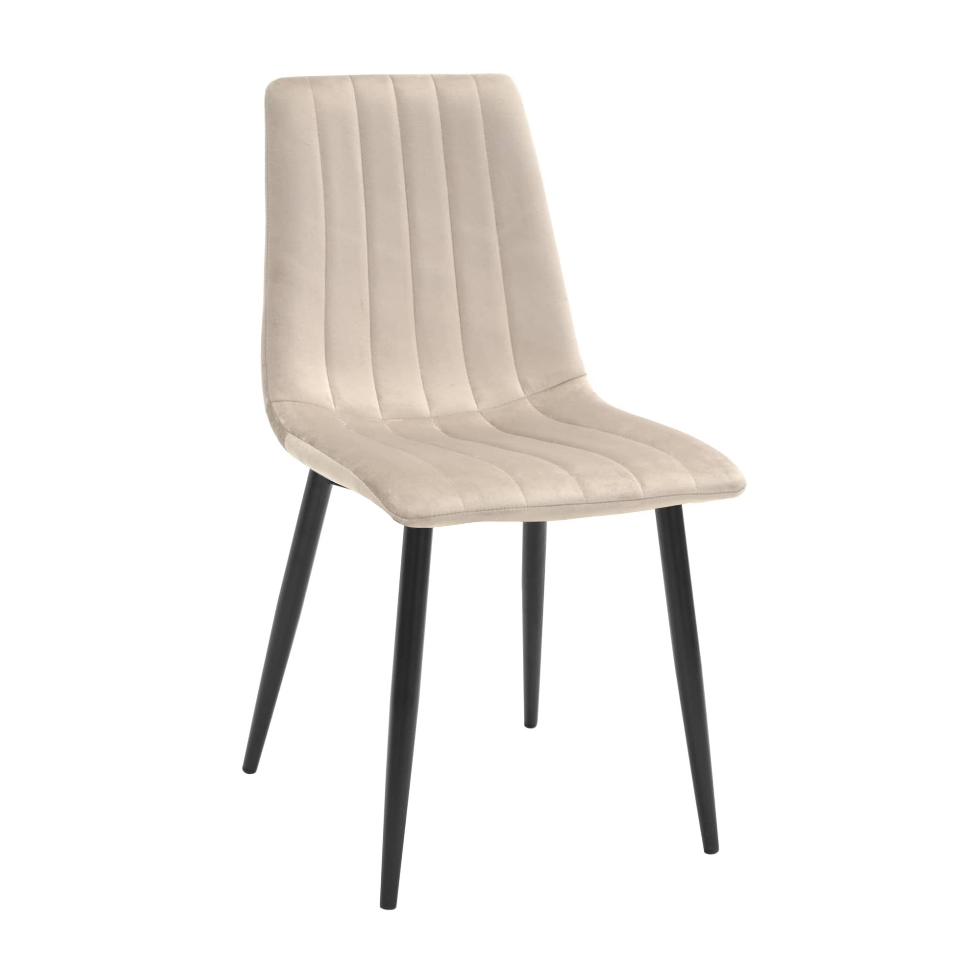 Каталог товаров - Стул DC-90P N7 велюр Capucino+черные ножки