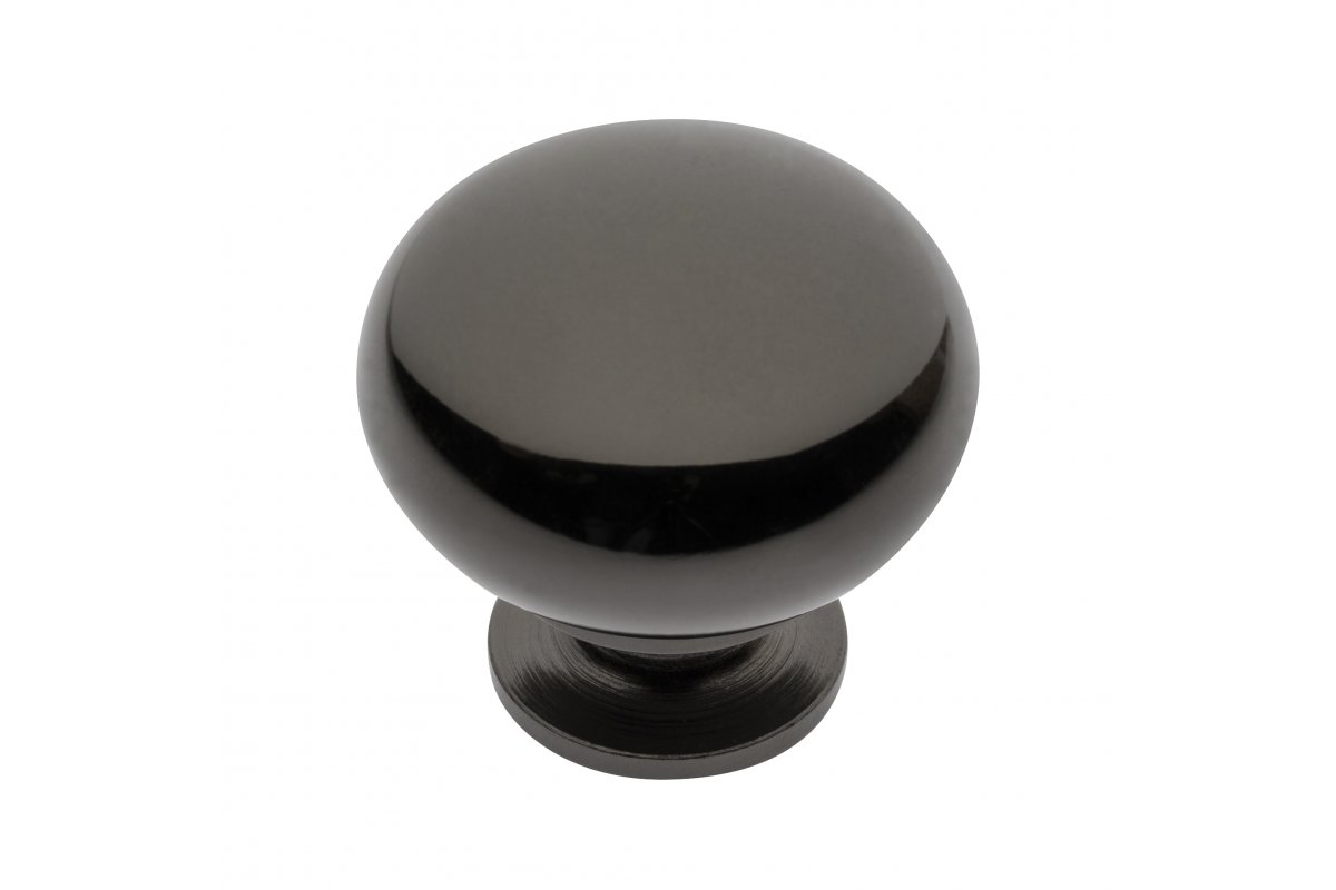 GS-BERGA-1-12 Maner buton BERGAMO, negru crom [1]