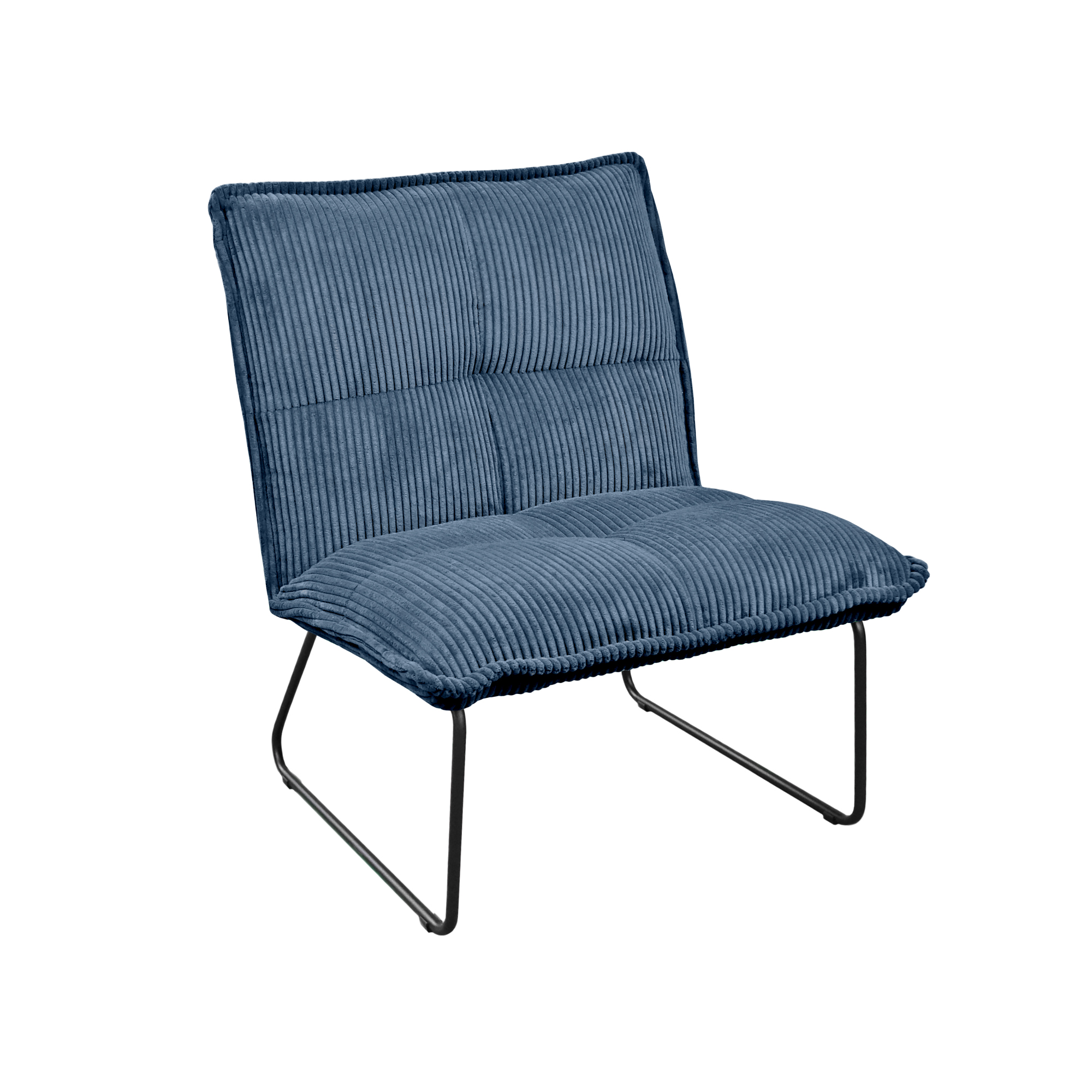 Каталог товаров - Кресло BRONX синий велюр