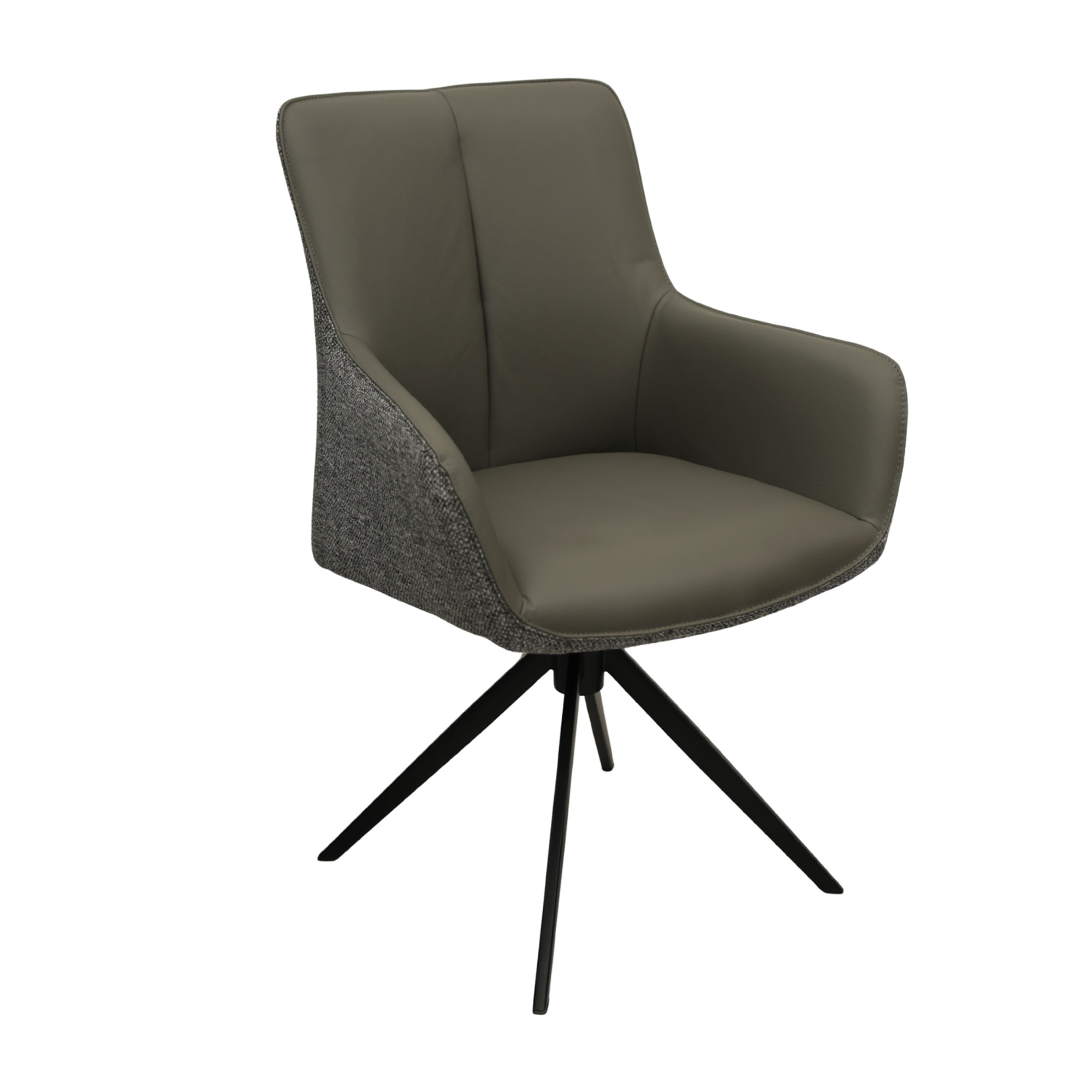 Catalog de produse - Fotoliu Queen Stofa+Piele Grey