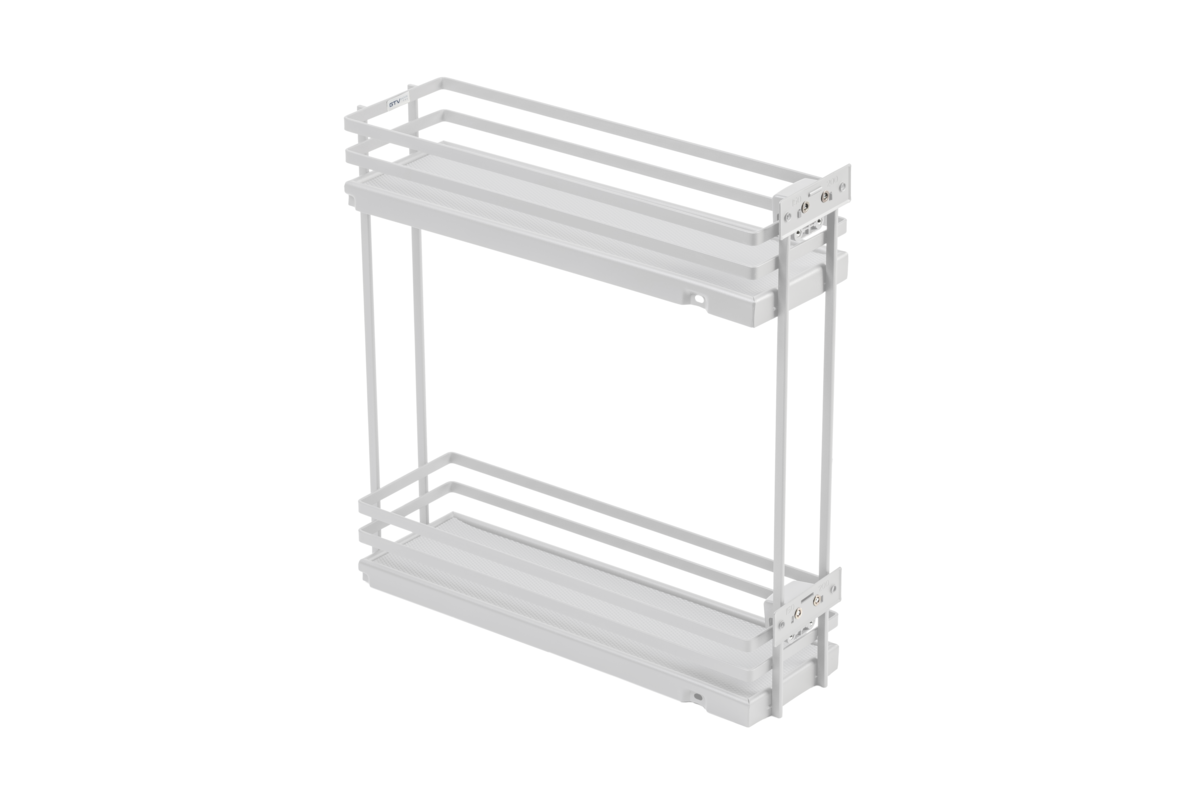 Furniture Hardware - KO-150BO-10 Cargo MOVIX PRO, 150 mm, without slides, white