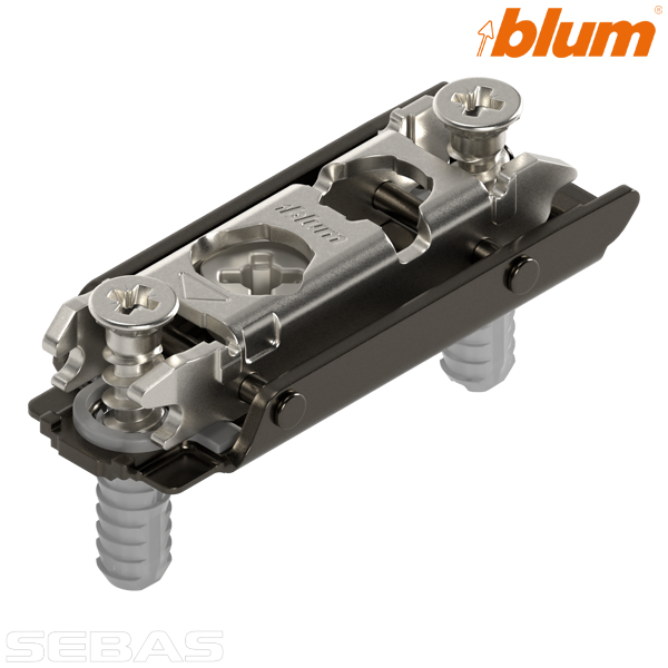 BLUM - Placuţa dreapta pentru balamale Onyx Black. BLUM