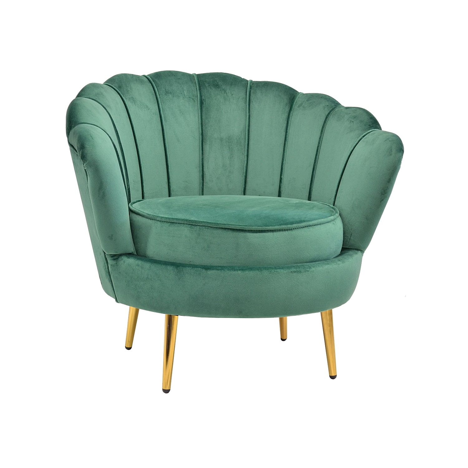 Product Catalog - <p>Maggie Green Armchair Discover the Maggie Green armchair, perfect for the office or living room. With an elegant design, soft velvet, and vibrant color, it brings an air of refinement. The gold met