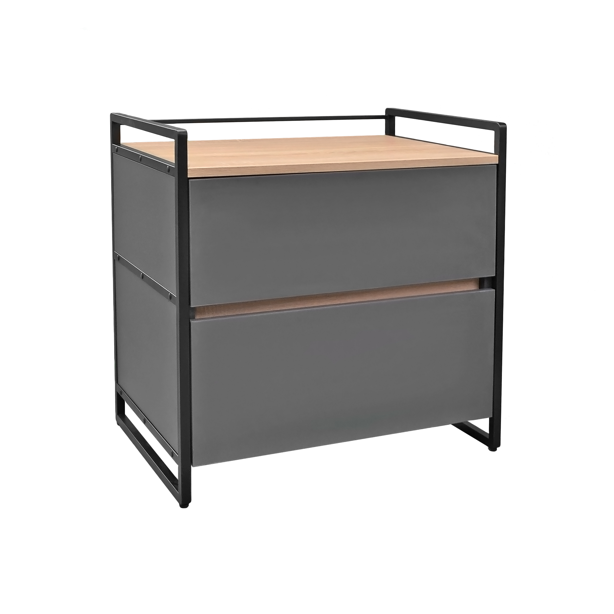 Product Catalog - Printer shelf with double drawer 74x50xH74