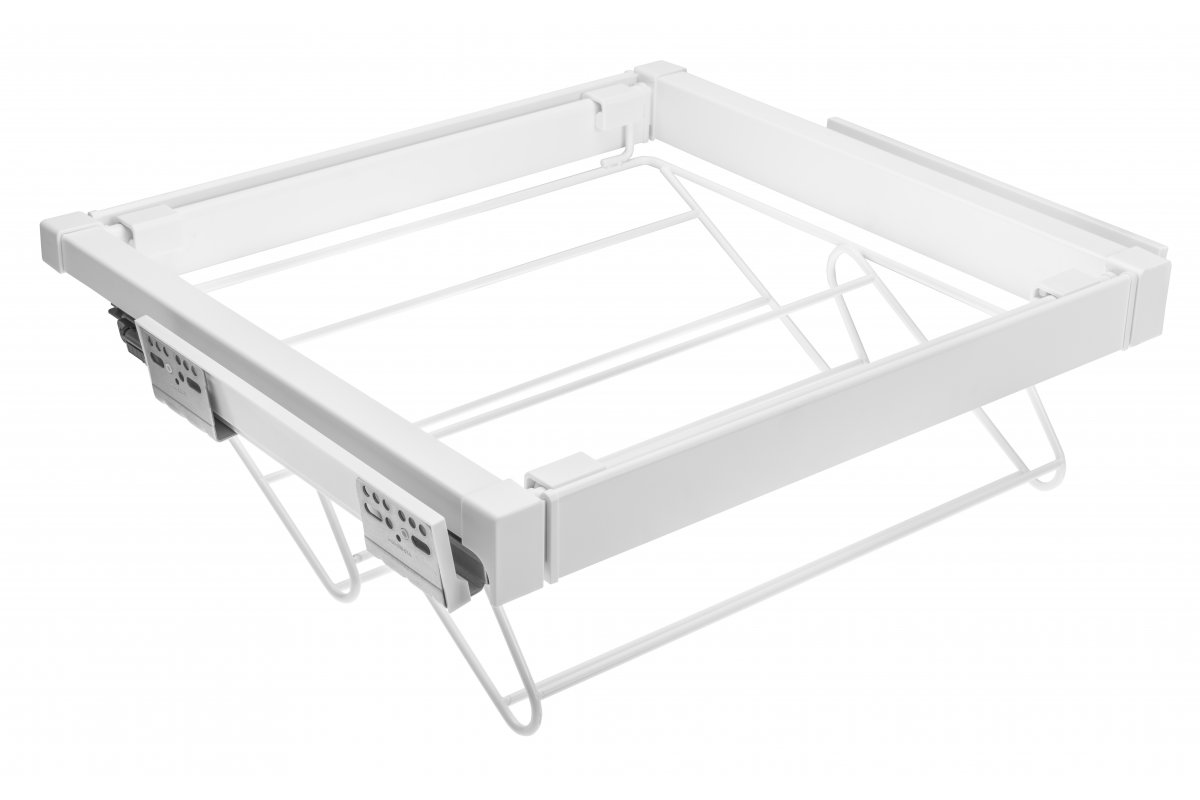 Furniture Hardware - WG-POBUW60-10 Shoe basket ELITE 600 mm, with soft-close, white