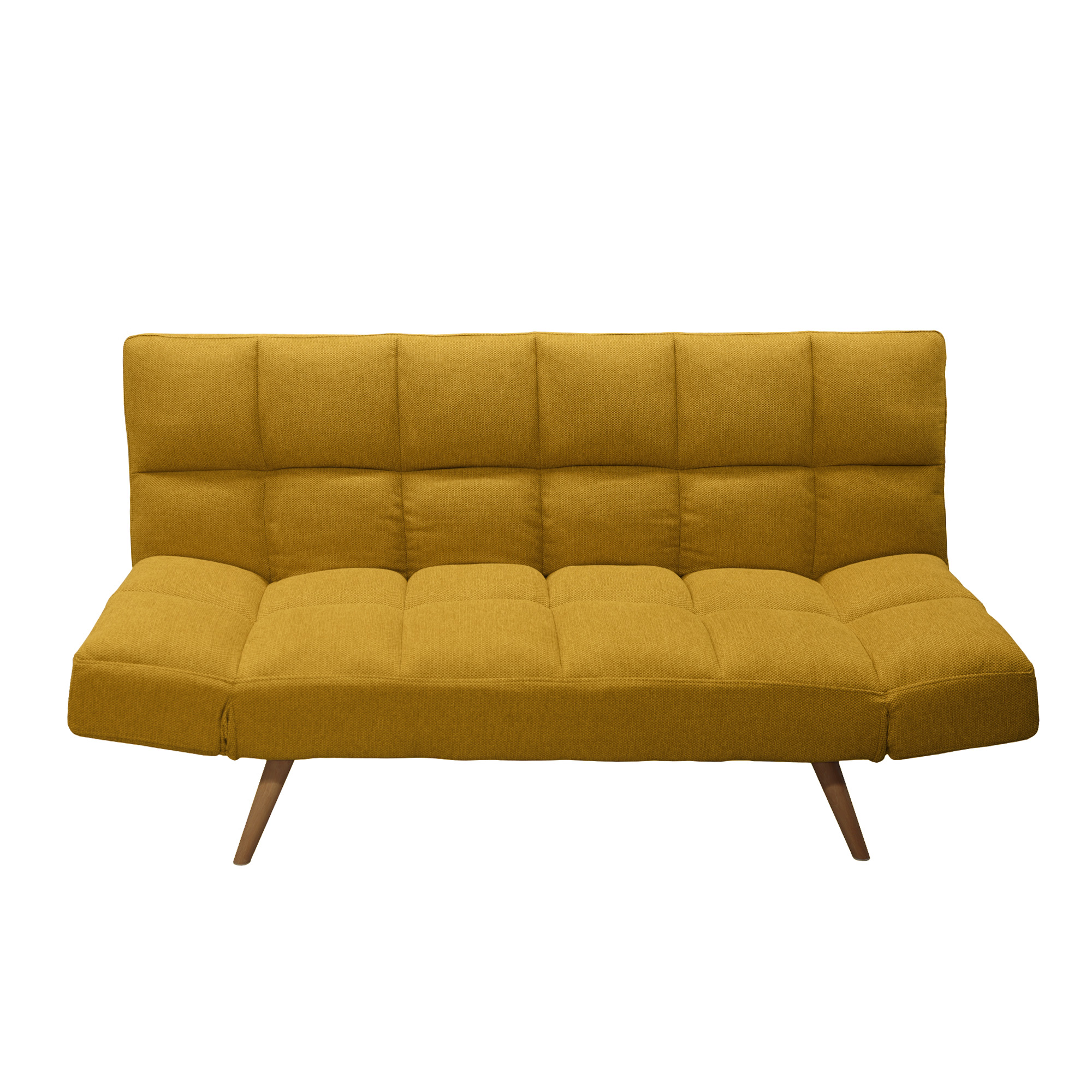 Couches - Extendable Sofa LM-58 Yellow Fabric OTE 280