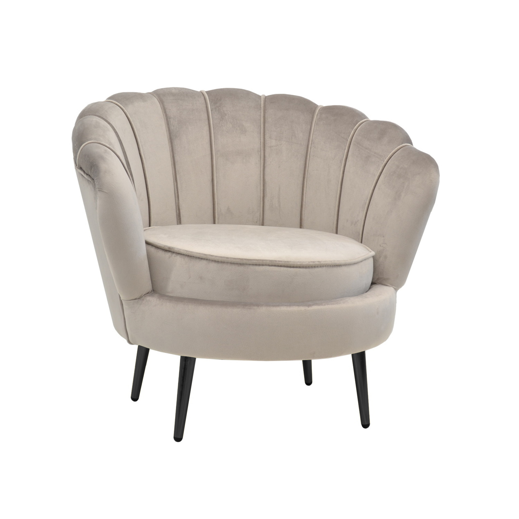 Lounge Chairs - Armchair Maggie Camel Black