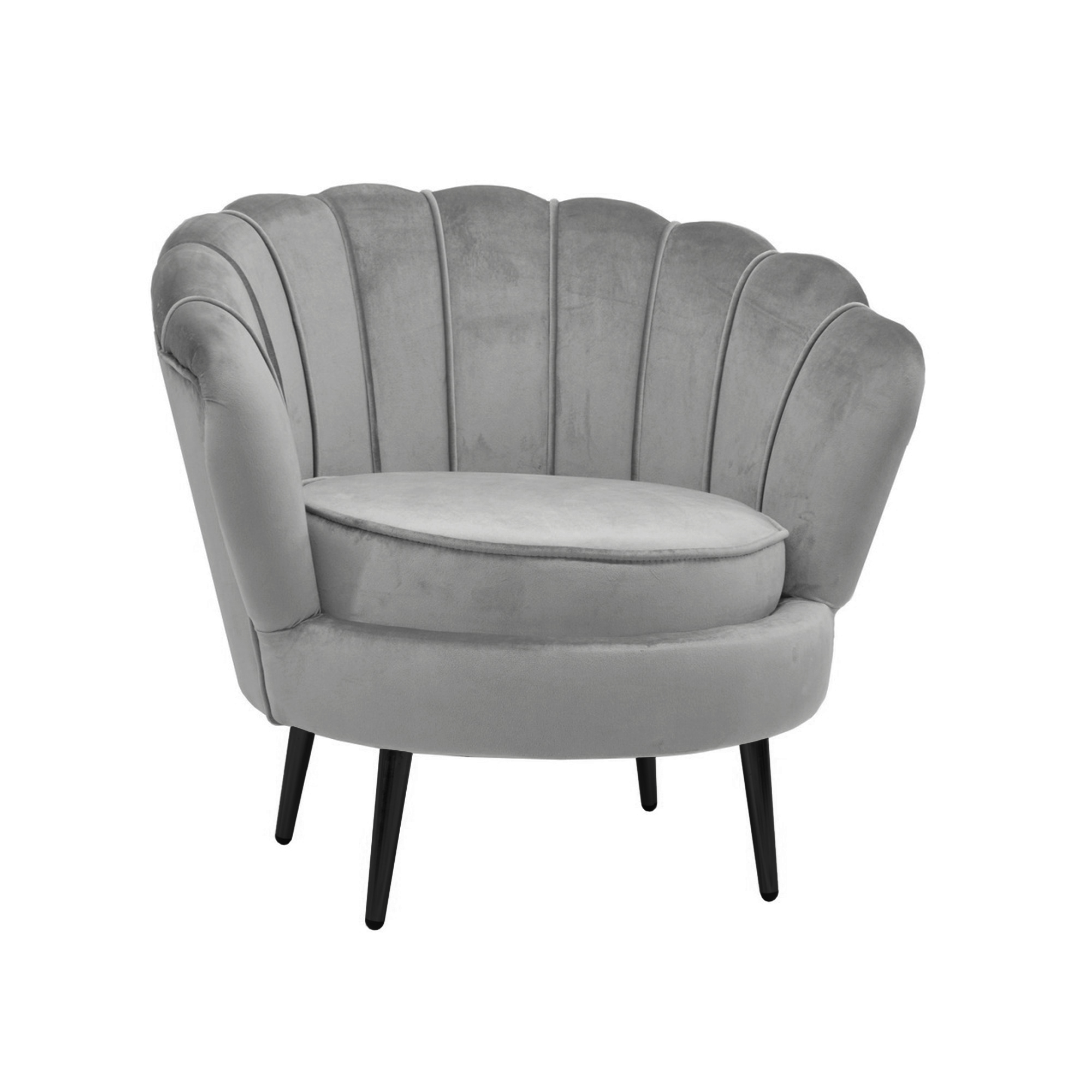 Каталог товаров - Кресло Maggie серый черный