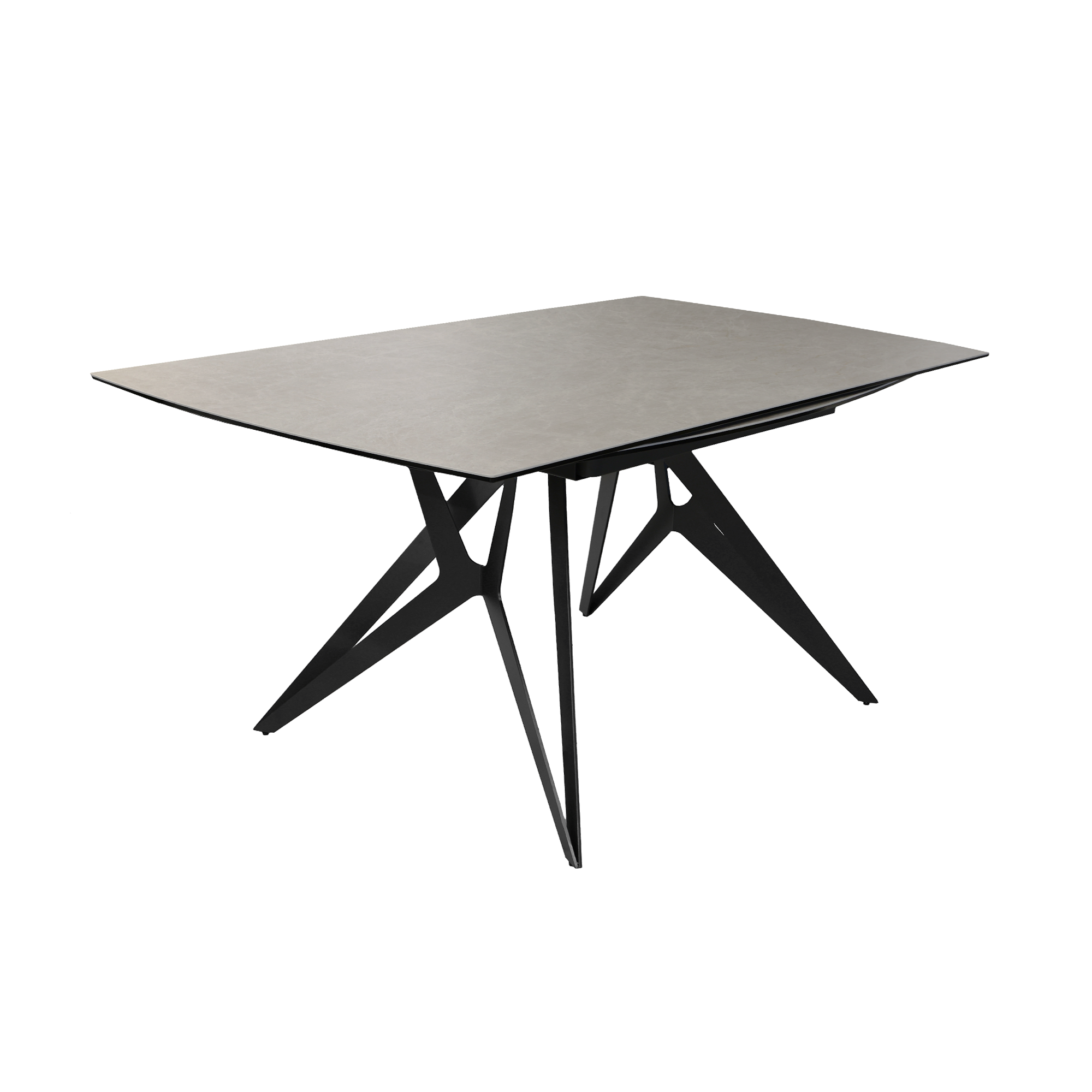 Product Catalog - Fabio Grey Extendable Table 160×90