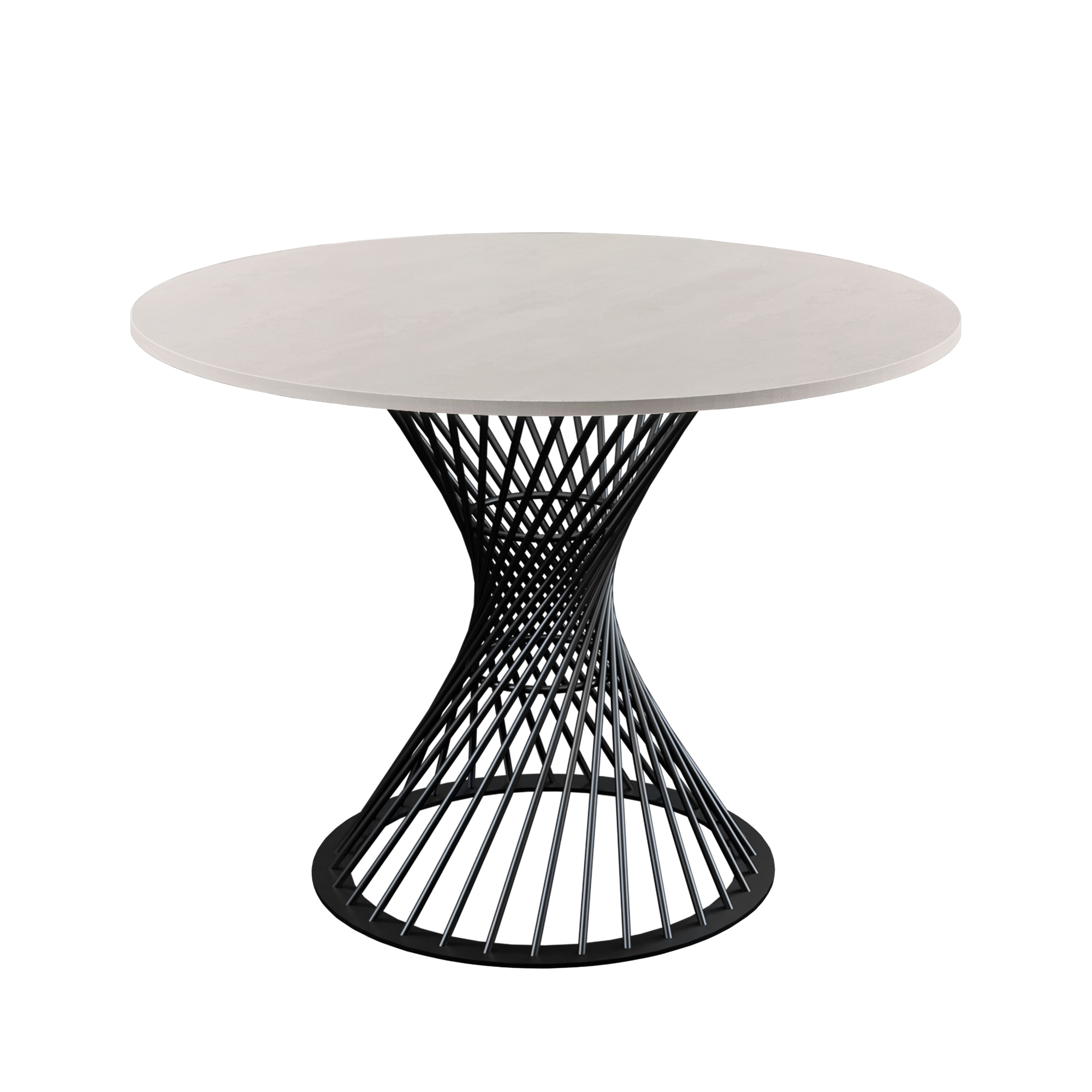 Product Catalog - FELICIA Table Silk+Black Leg a100