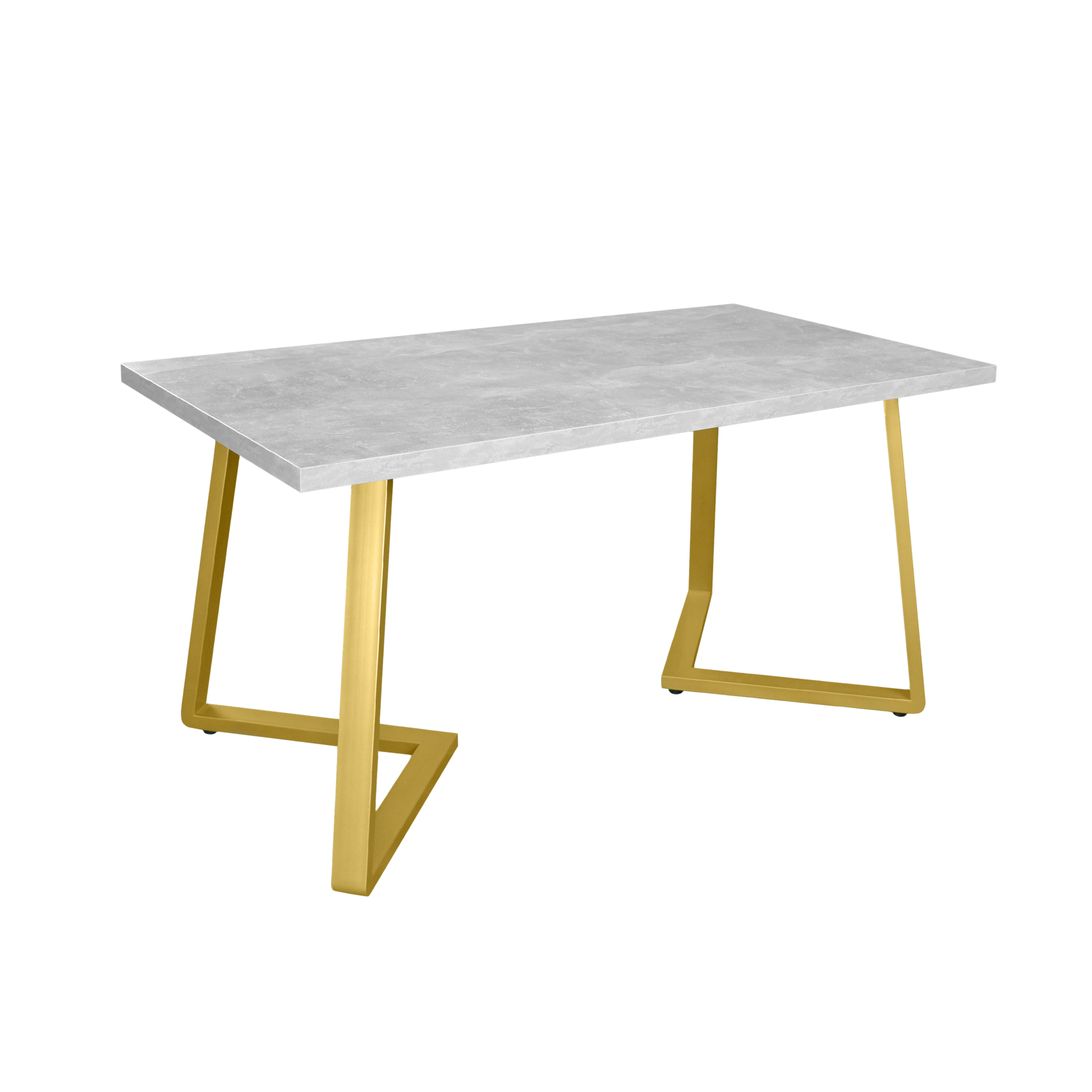Catalog de produse - Masa FRIDA Beton+Golden Legs 150×80