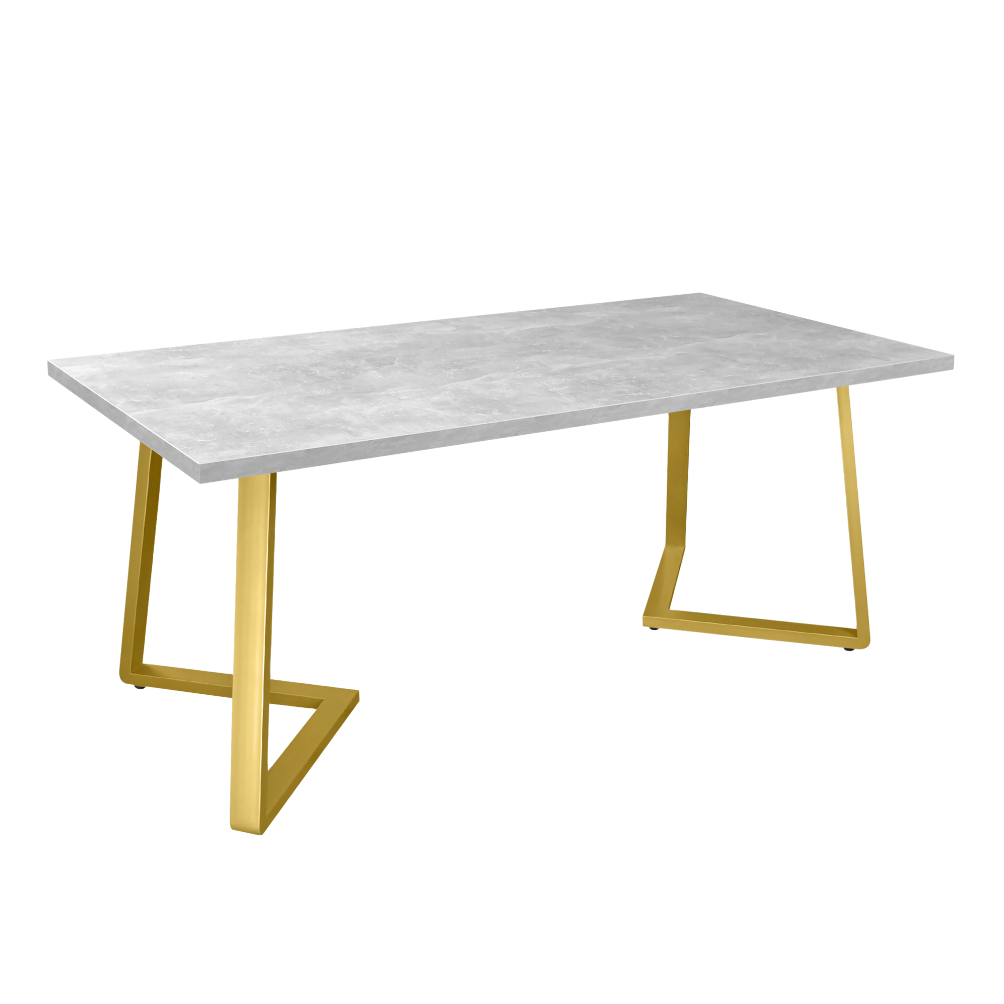 Catalog de produse - Masa FRIDA Beton+Golden Legs 180×90