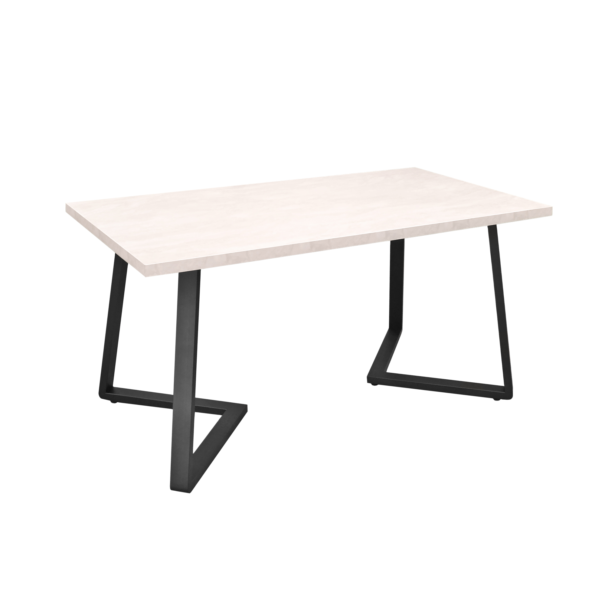 Каталог товаров - Стол FRIDA шелк+черные ножки 150×80