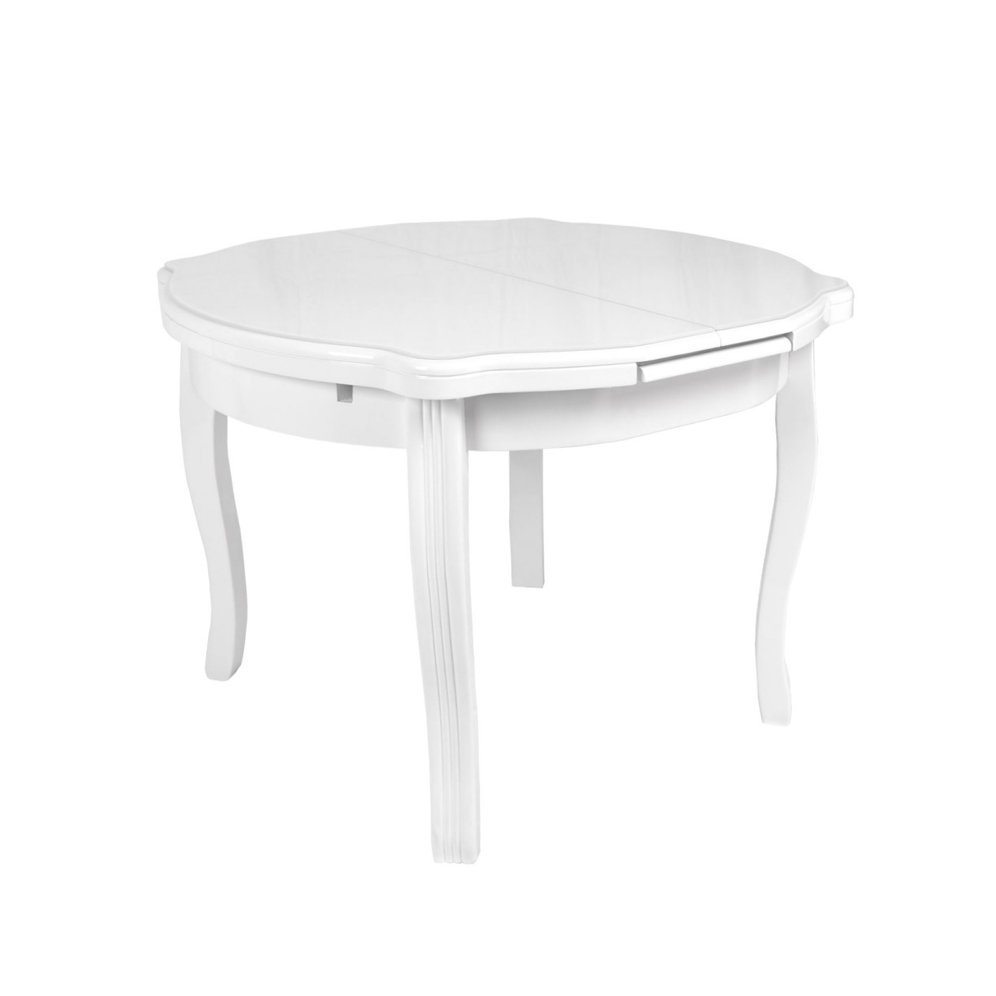 Catalog de produse - Masa Extensibila HX-01 White Glass 100/130×100