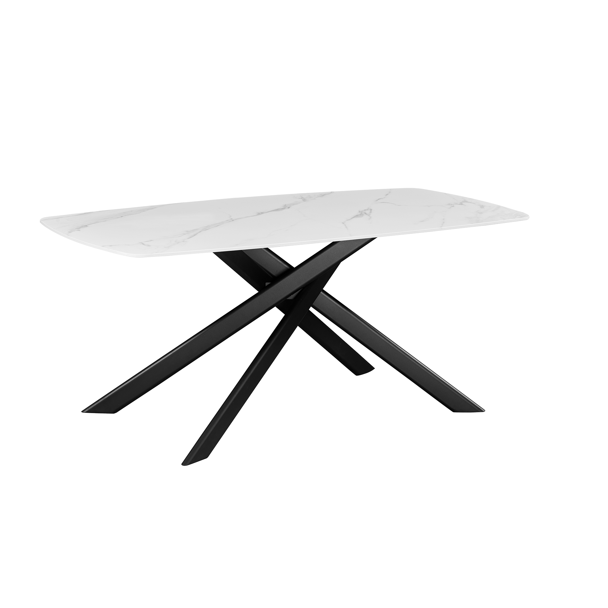 Product Catalog - Lunaria Table 180×90 White (Snow Mountain Stone)