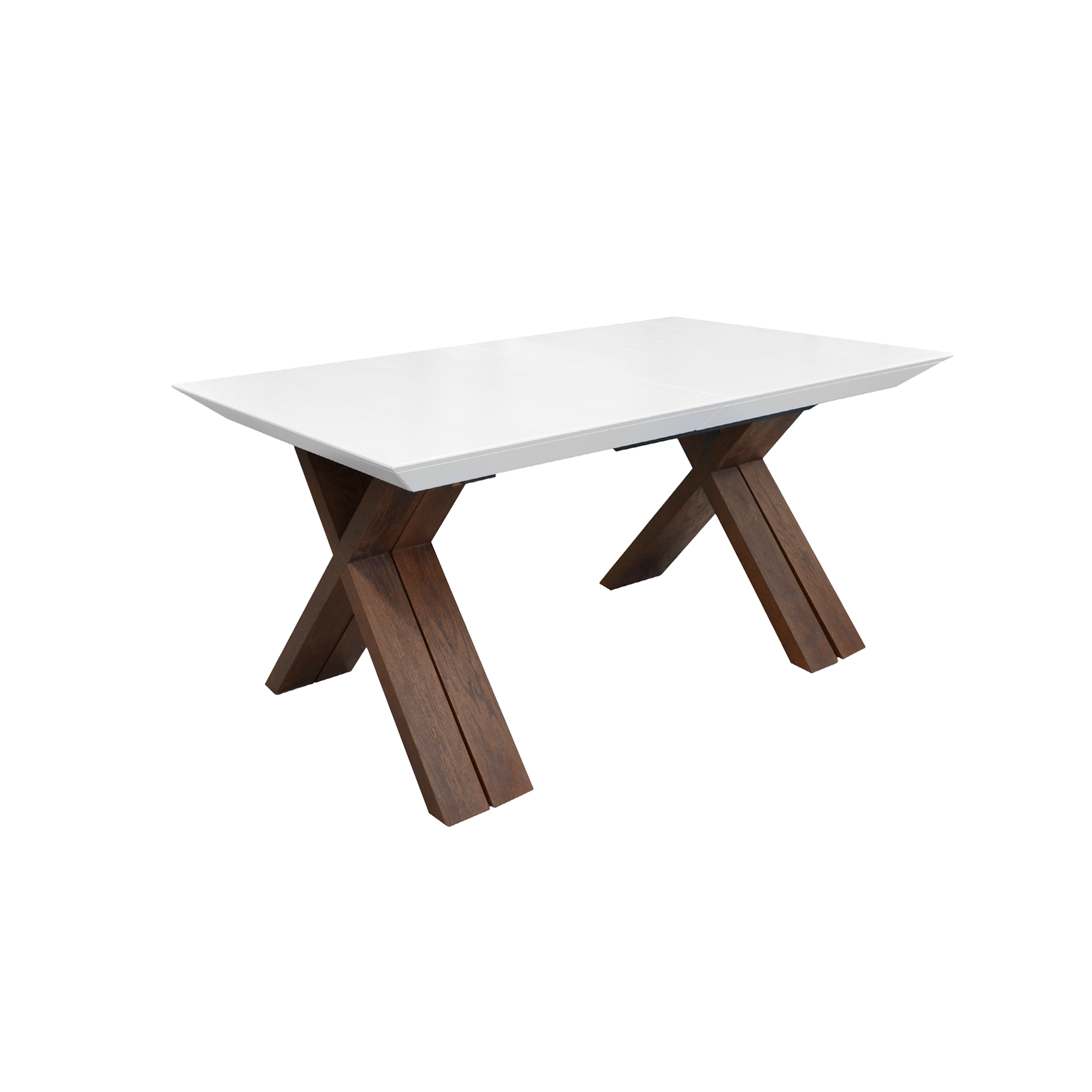 Product Catalog - Extendable Madrid White Top Table + Italian Legs
