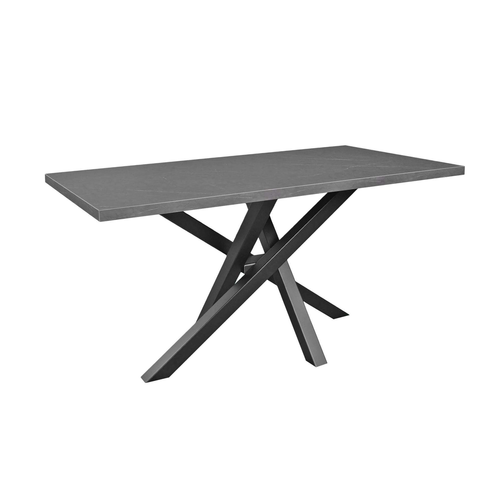 Product Catalog - Dakota Table Black Marble 150×80