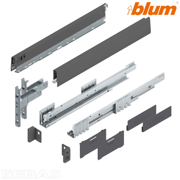 Accesorii sertare - Sertare MERIVOBOX N GRI. BLUM