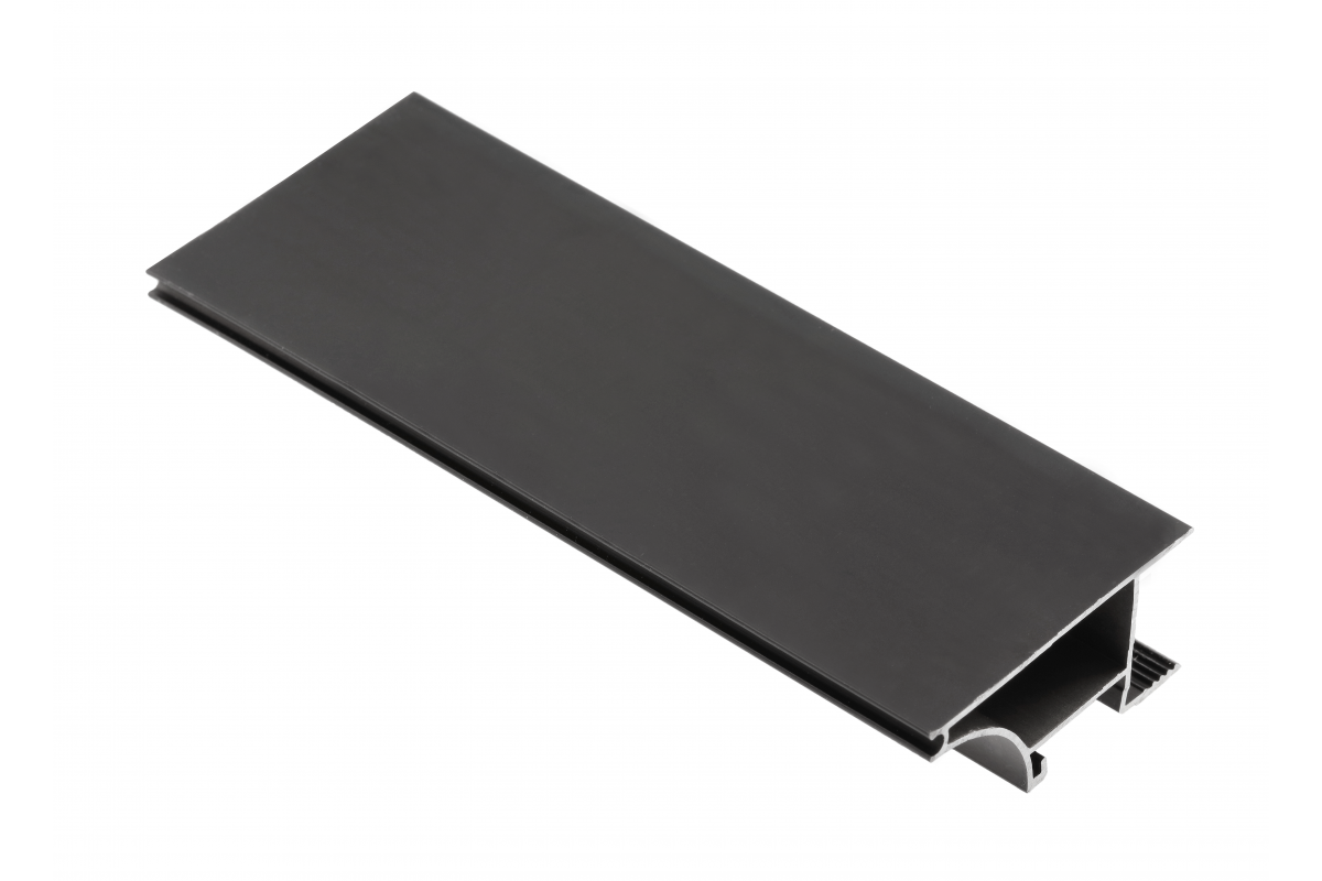 PA-GLAXWN3M-AL-20M Profil polita GLAX, Pal 18mm, pt banda LED, 3 m, negru [1]