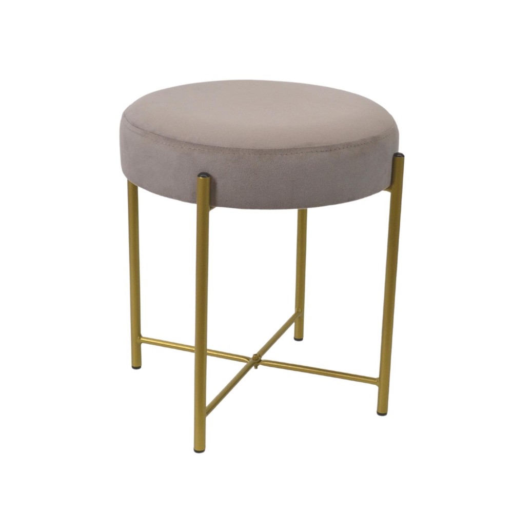 Product Catalog - Stool Taco Beige Gold Legs