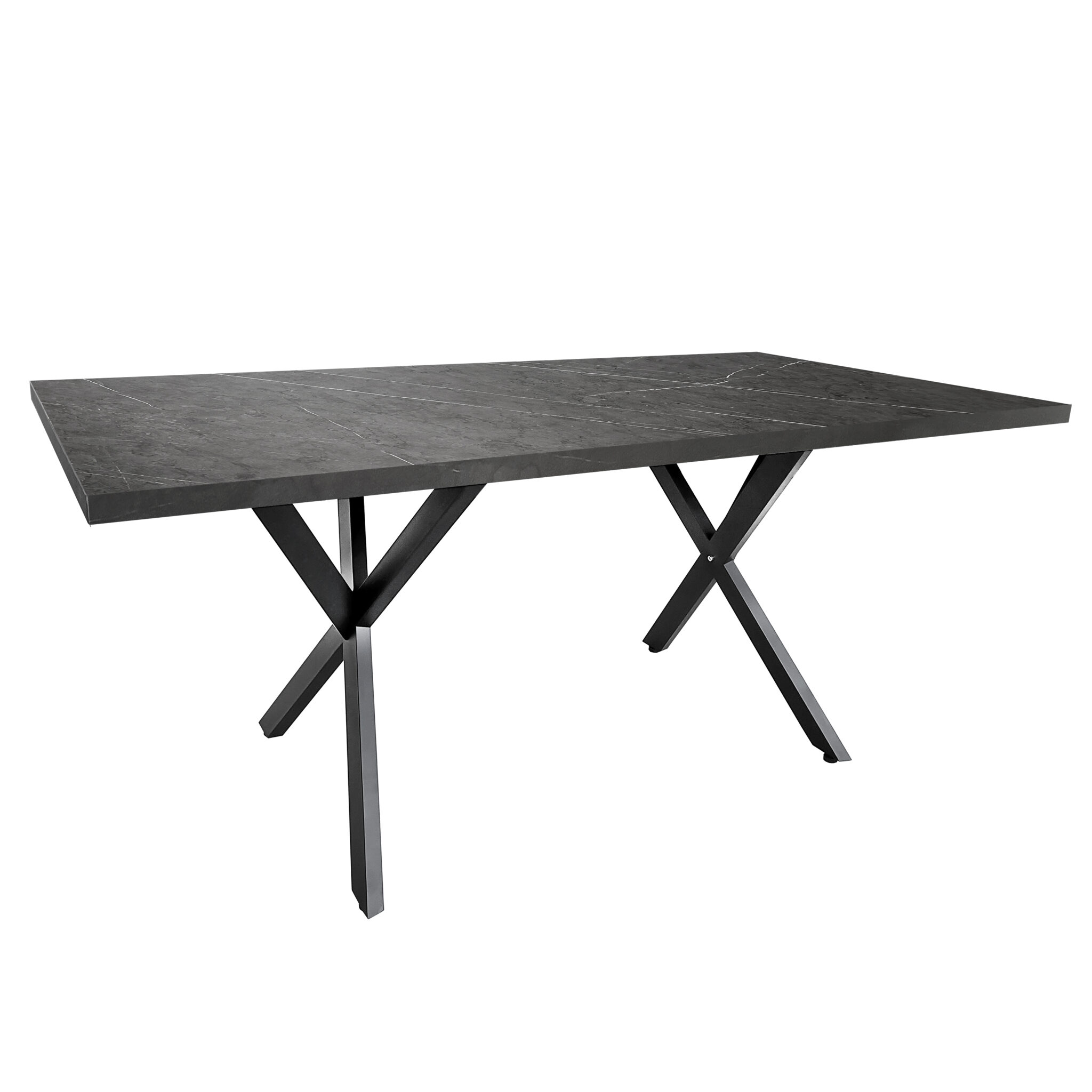 Каталог товаров - Стол Nora черный мрамор 180×90