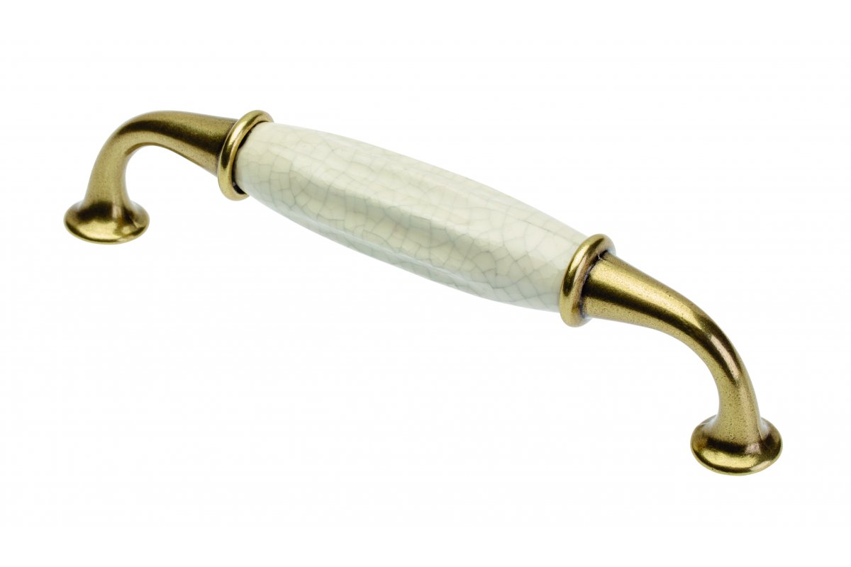 Manere - UZ-ALATR-128-04 Handle ALATRI, 128 mm, antique brass