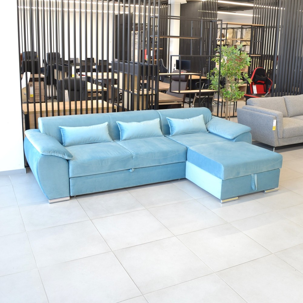 Product Catalog - Extendable Sofa Picasso Light-Blue