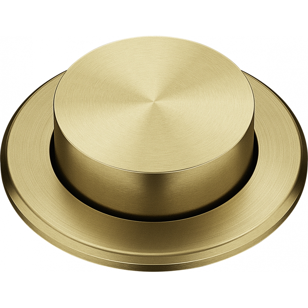 Кнопка круглая push, из нержавеющей стали [2]