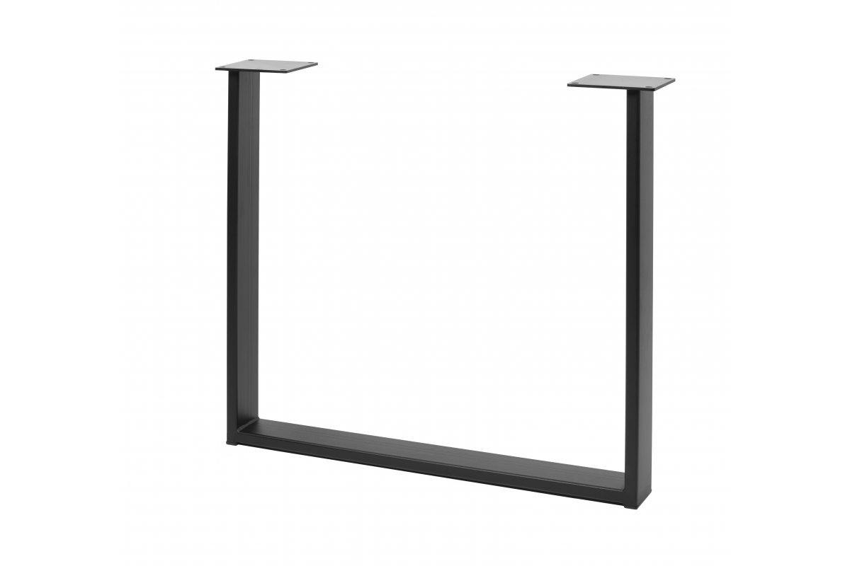 Feronerie - NM-INDUSTRIA-P20-20M Picior INDUSTRIA P, H-710, L-820, profil 20, negru mat