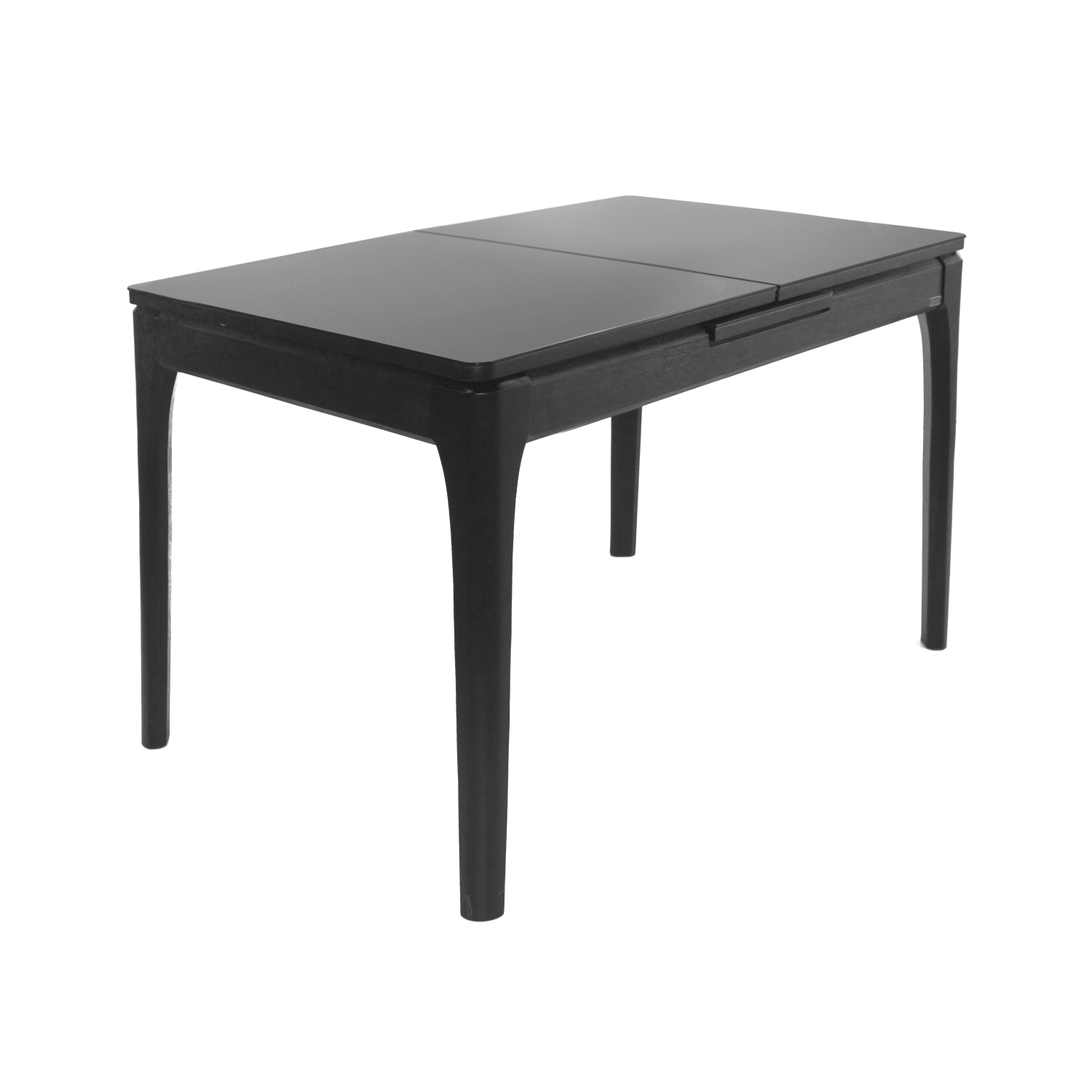 Product Catalog - RL-67 Extendable Table Black Glass+Black Legs 120/150×75