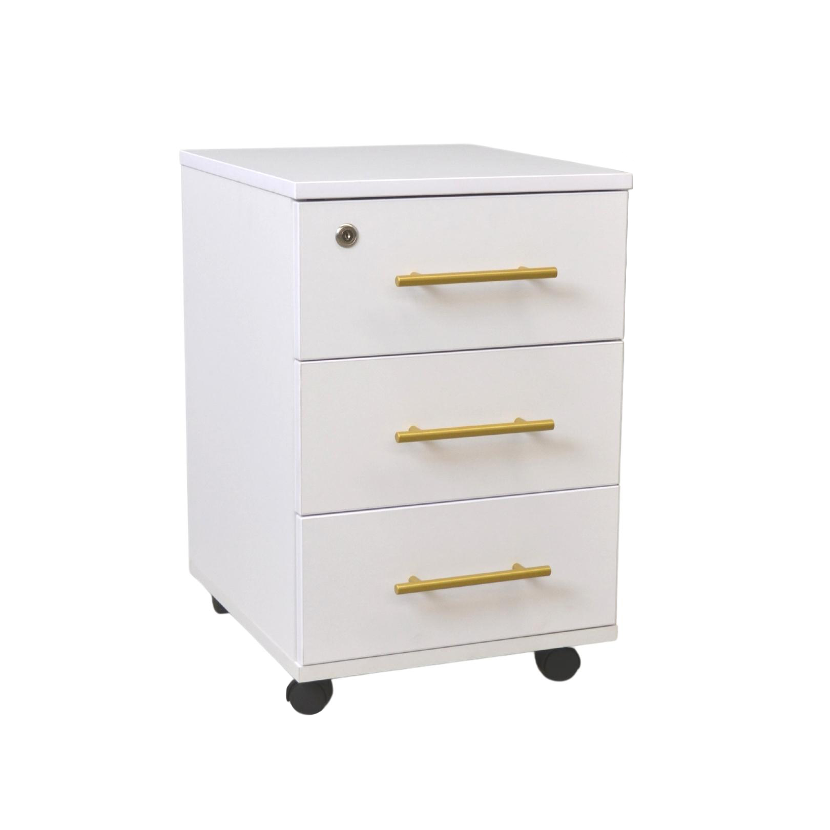 Product Catalog - Rollbox White/Gold Drawer Organizer