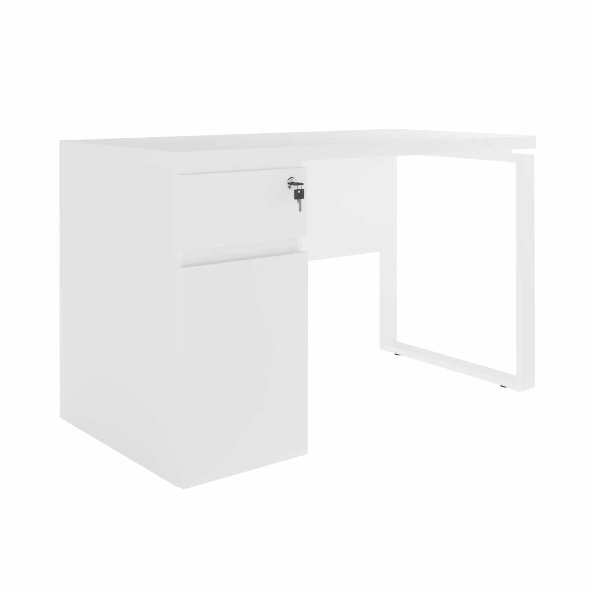 Product Catalog - Desk+Built-in BOX Left 120x60 White/White