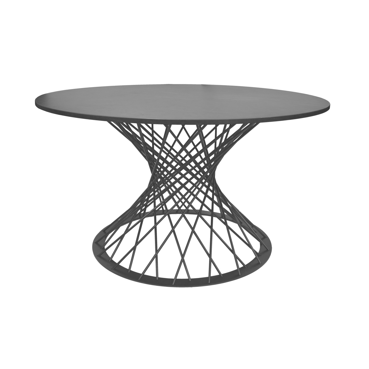 Catalog de produse - Masa SAFIRA Marmura Neagra+Black Leg D130