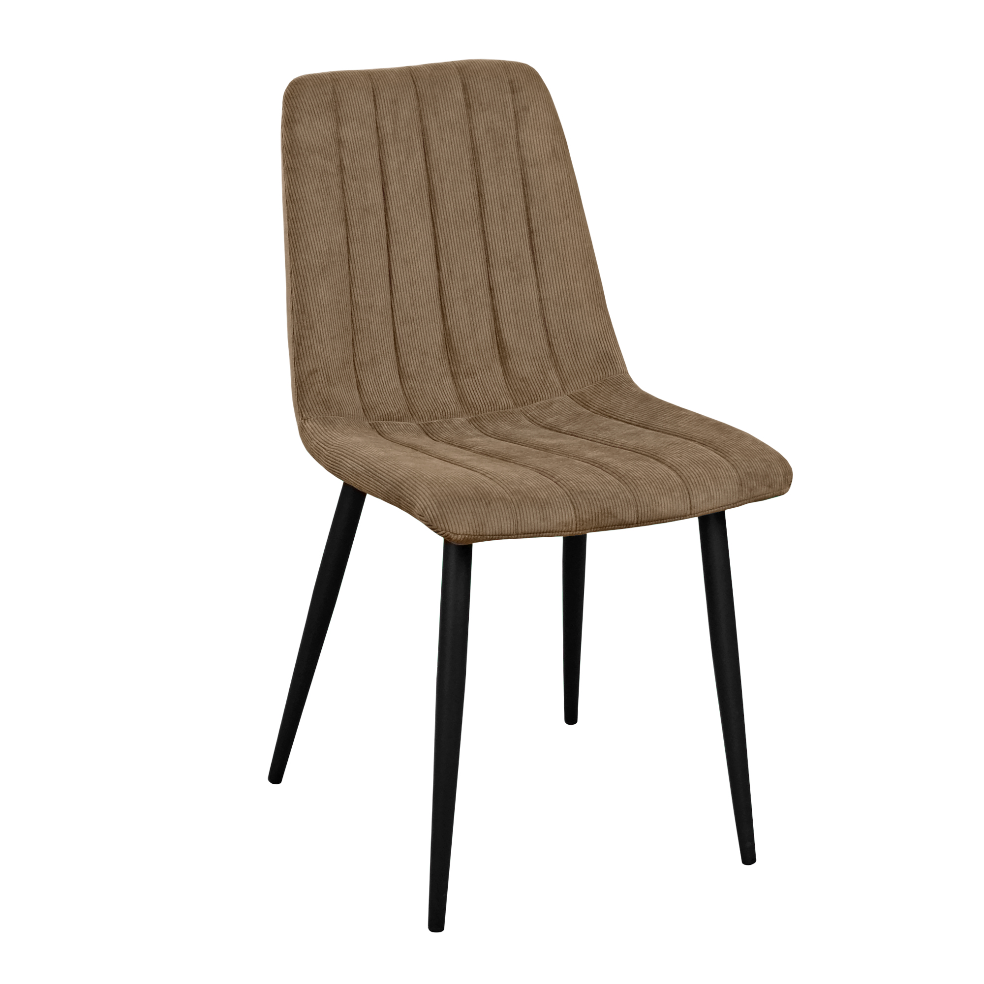 Product Catalog - Chair DC-90 BGF166-7 Brown Velvet+Black Legs
