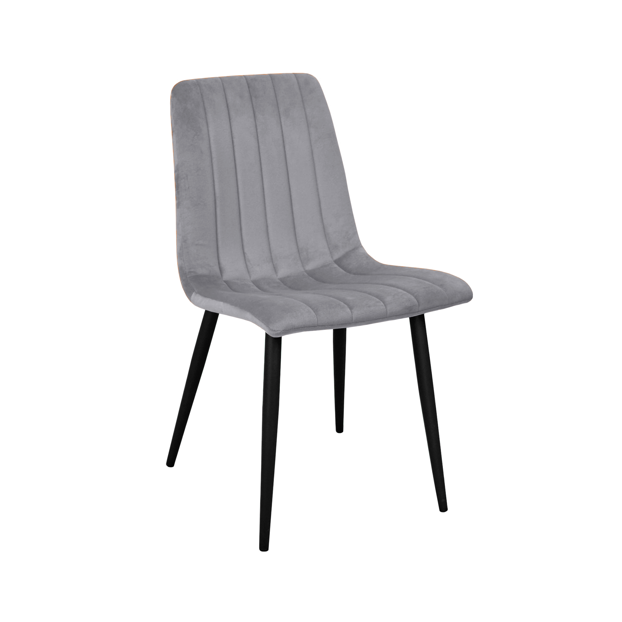 Catalog de produse - Scaun DC-90P N14 Catifea Light Grey+Black Legs