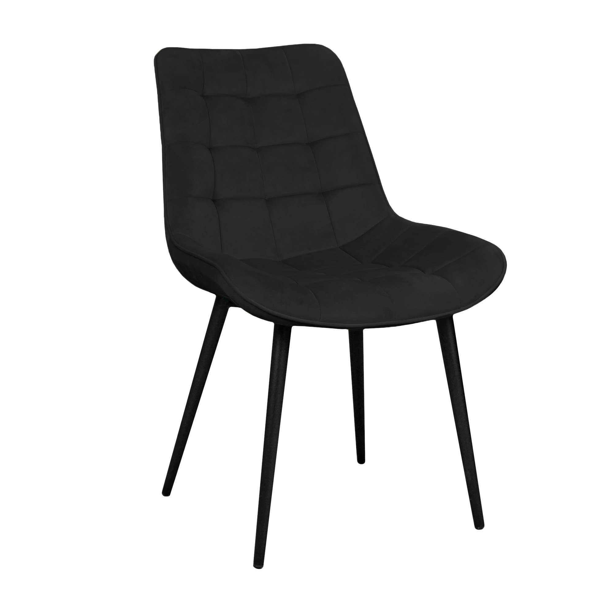 Catalog de produse - Scaun Hans Catifea Black HLR66+Black Legs