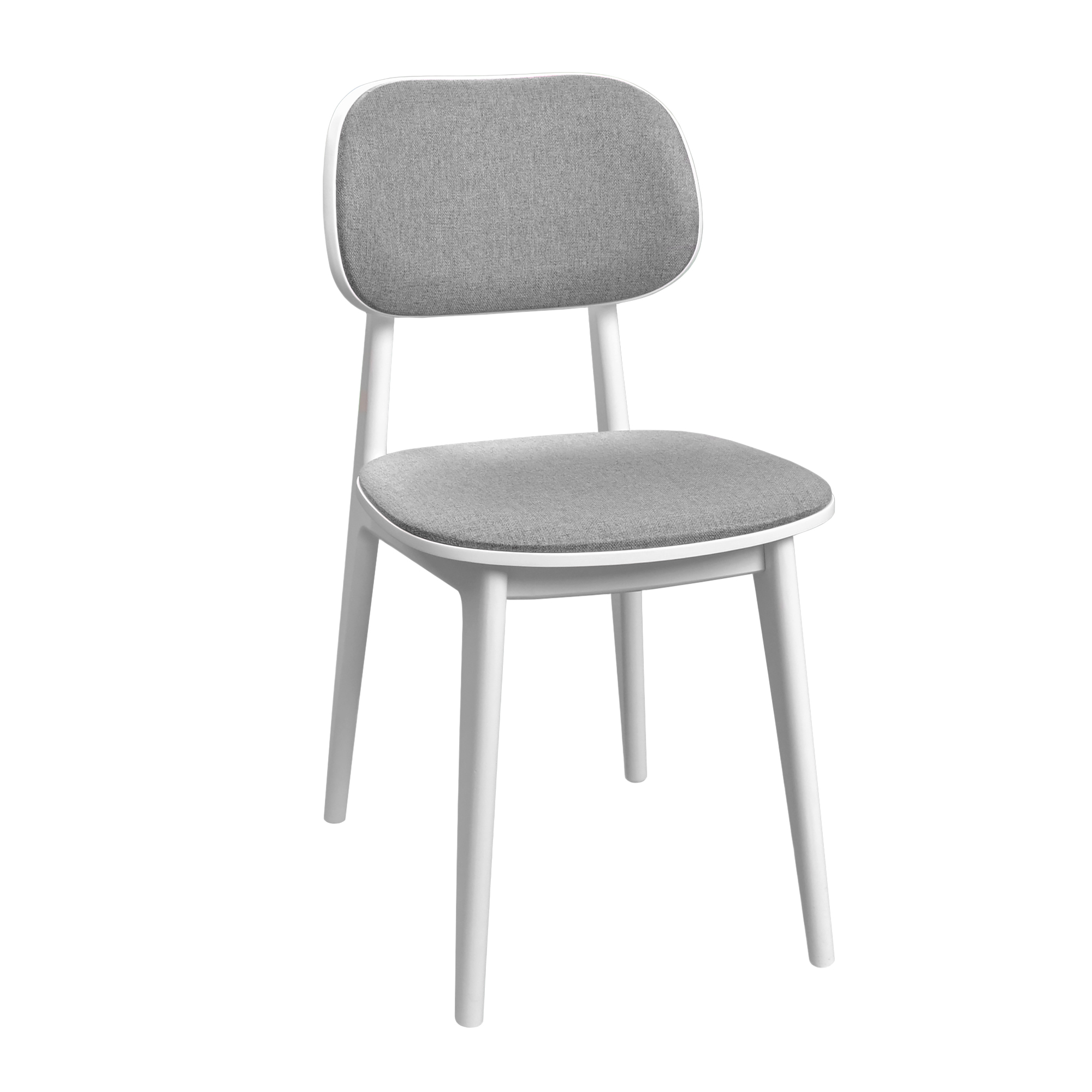 Каталог товаров - Стул LULA ткань (Malmo 90)+белый ножки