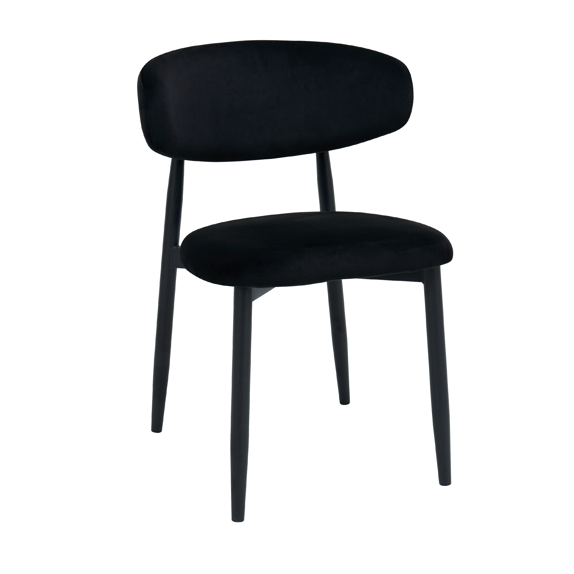 Catalog de produse - Scaun Meridian Catifea Black (HLR66) + Black Legs