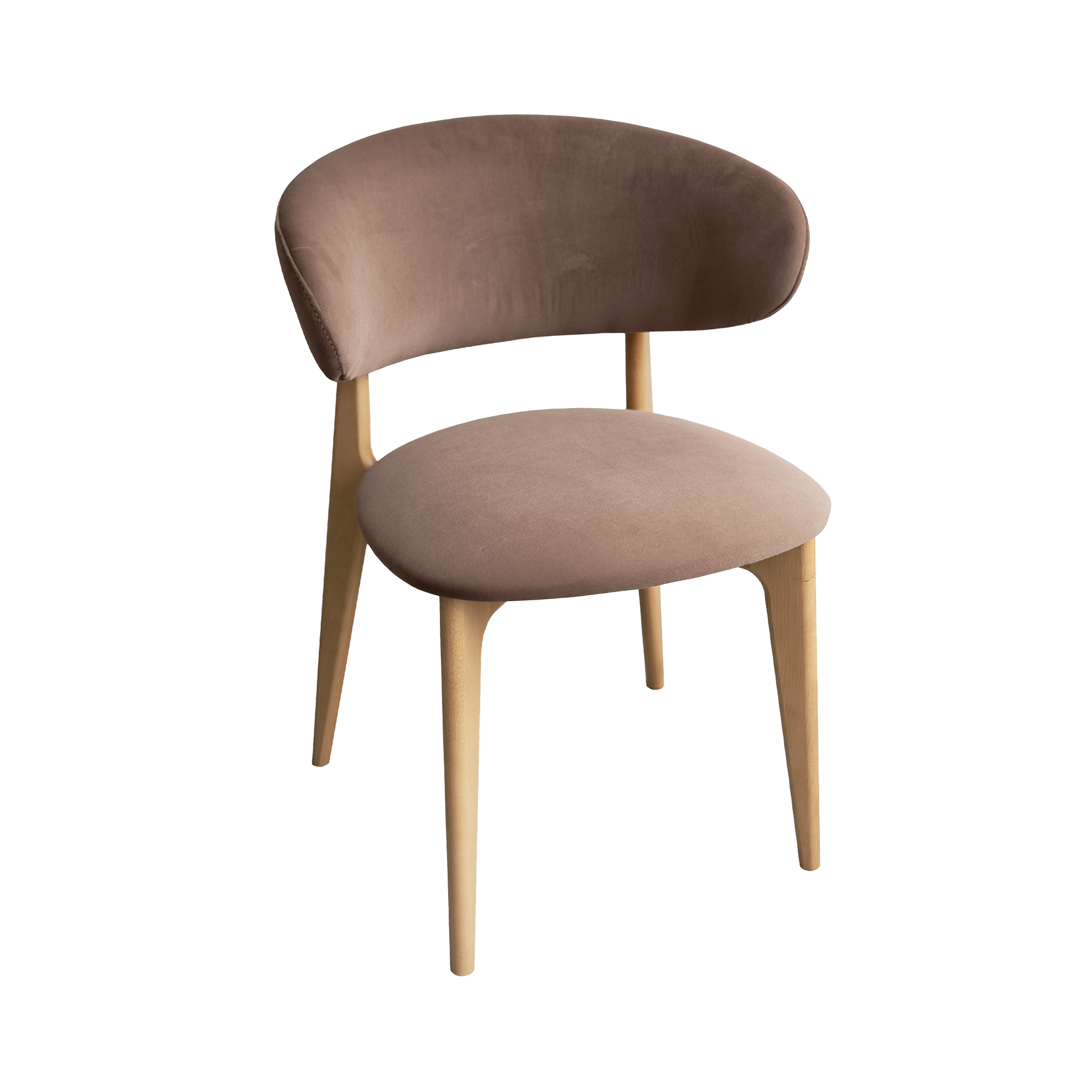 Catalog de produse - Scaun Roses Royal Velvet 4+Natural Legs