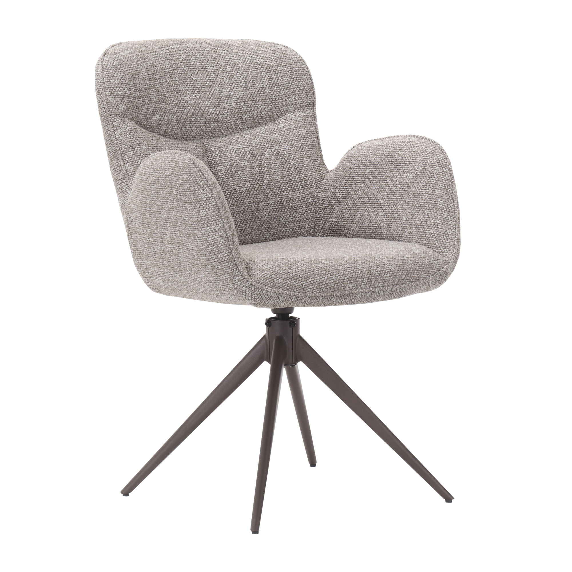 Catalog de produse - Scaun Rotativ Yannick MIH- D515 Grey (Royal Boucle Mushroom)