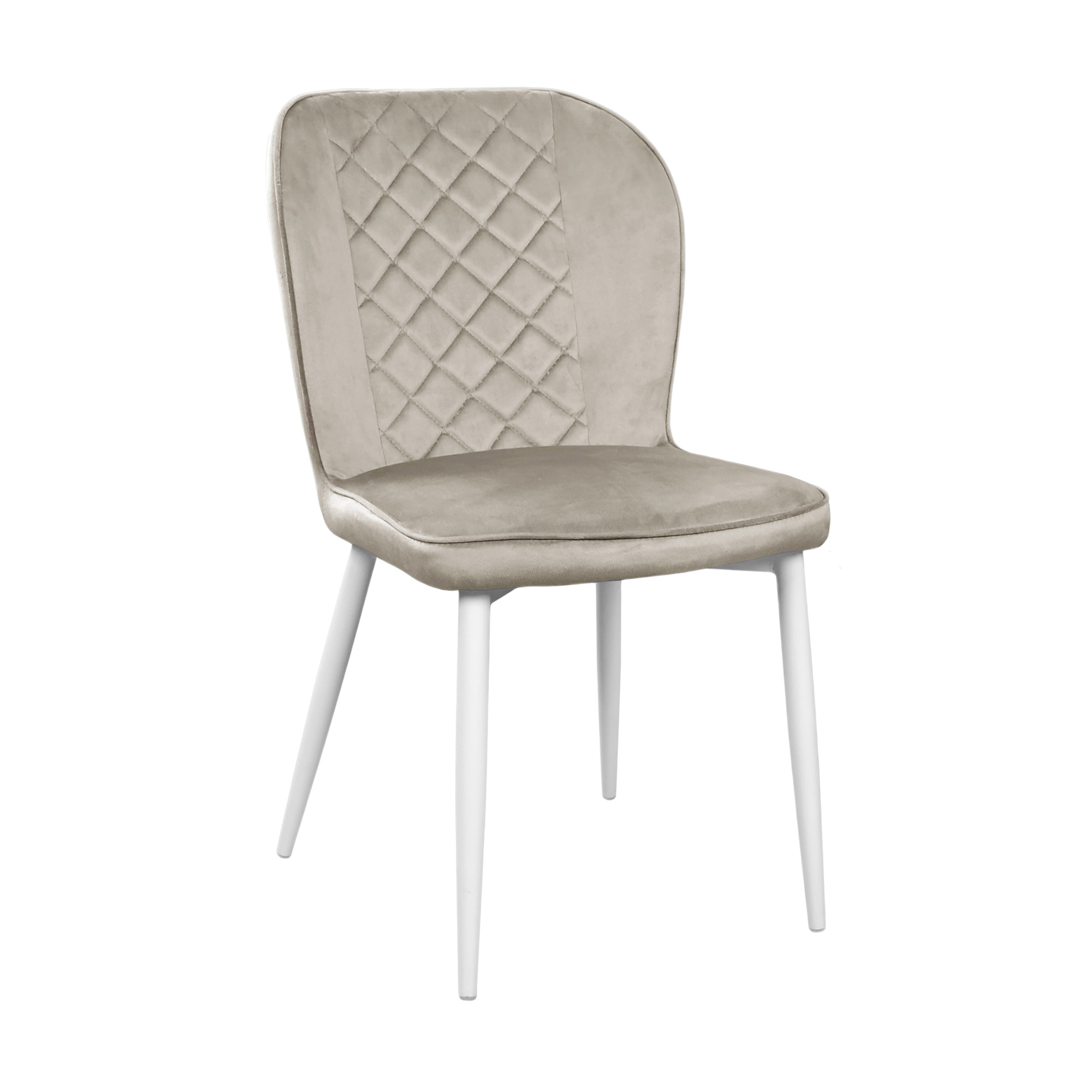 Catalog de produse - Scaun Tusk Catifea Camel HLR7+White Legs