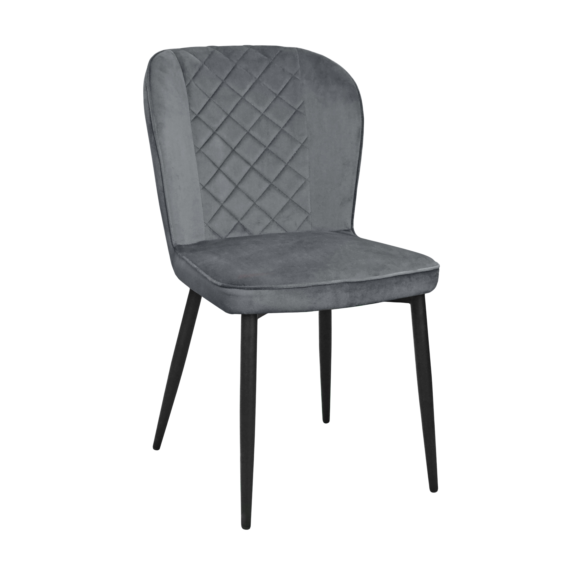 Каталог товаров - Стул Tusk велюр серый HLR 21 + черные ножки